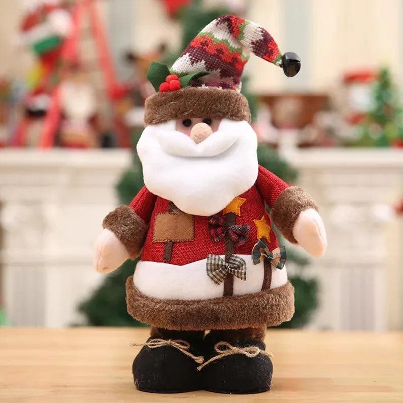 Decoração De Natal Boneco Papai Noel e Elfos - ForhouseS