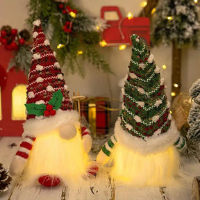 Decoração De Natal Elfos Luminosos Enfeites Natalinos - ForhouseS