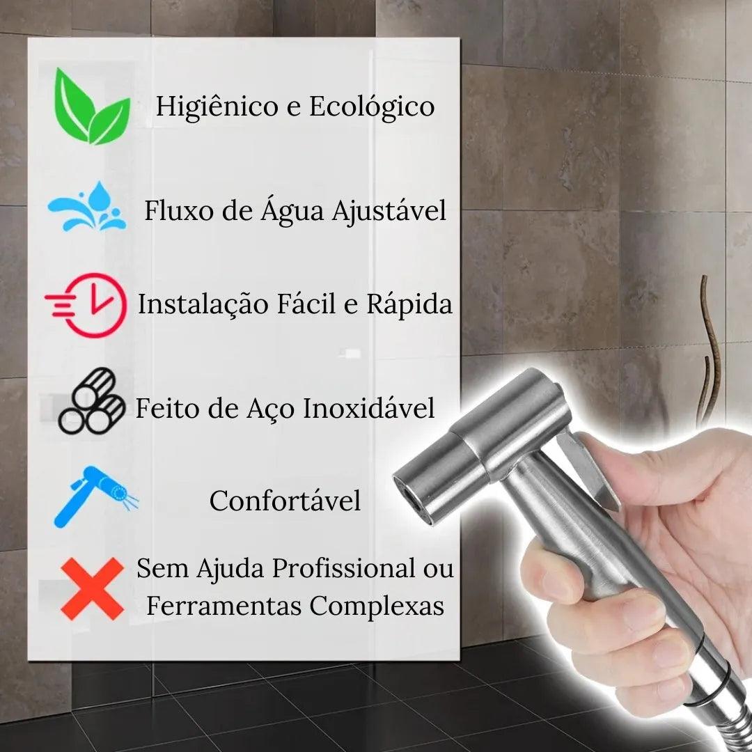 Ducha Higiênica Para Banheiro Modelo Cromado - ForhouseS