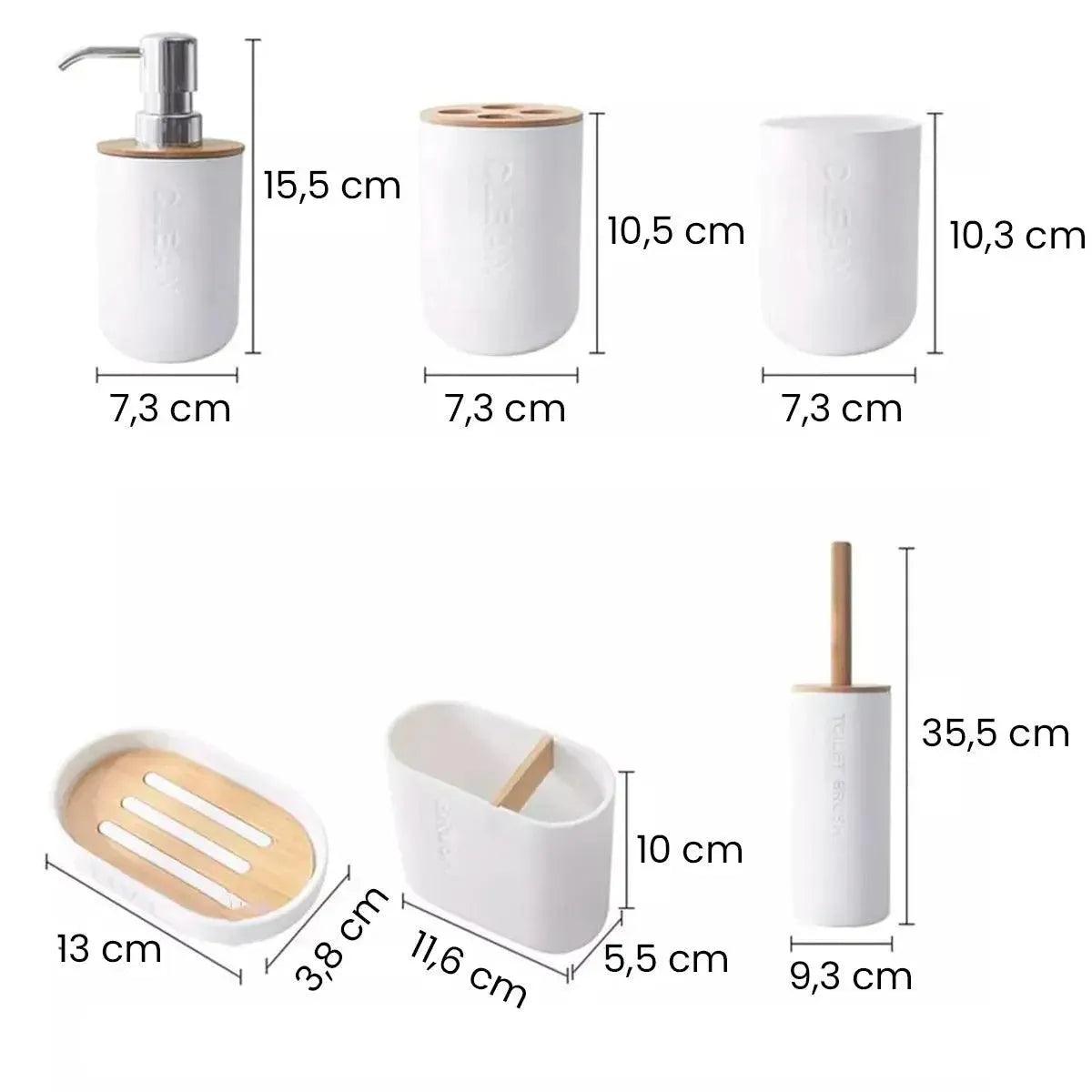 Kit Lavabo Completo Bambu Premium - ForhouseS