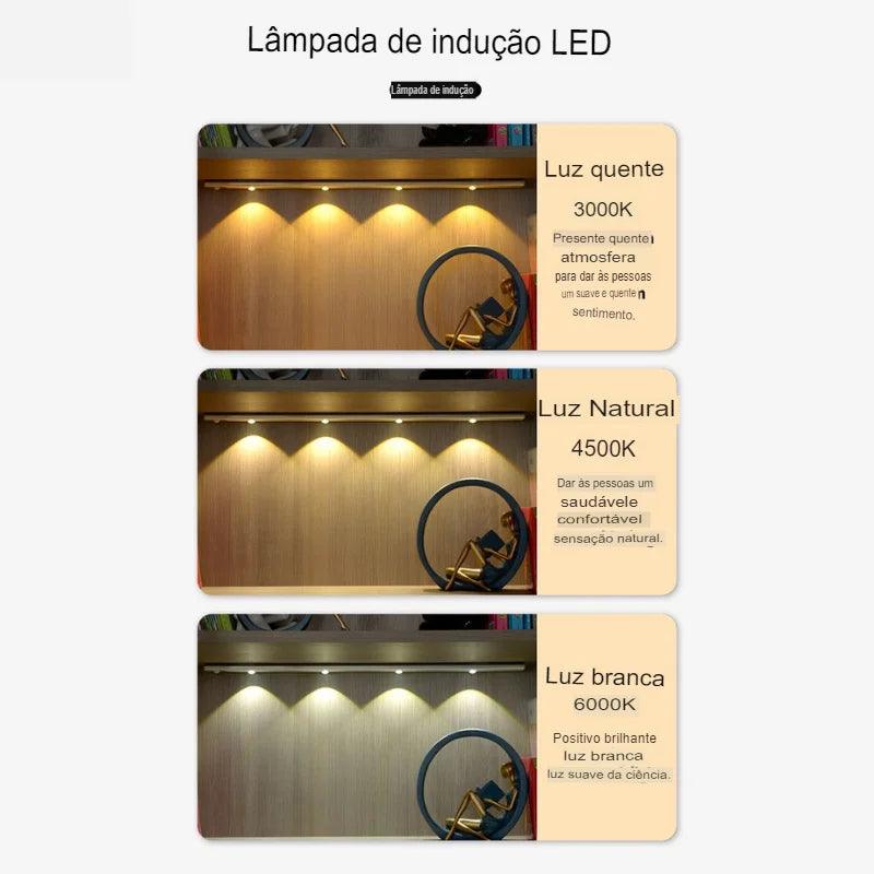 Luminária de Led Magnética com Sensor de Movimento - ForhouseS