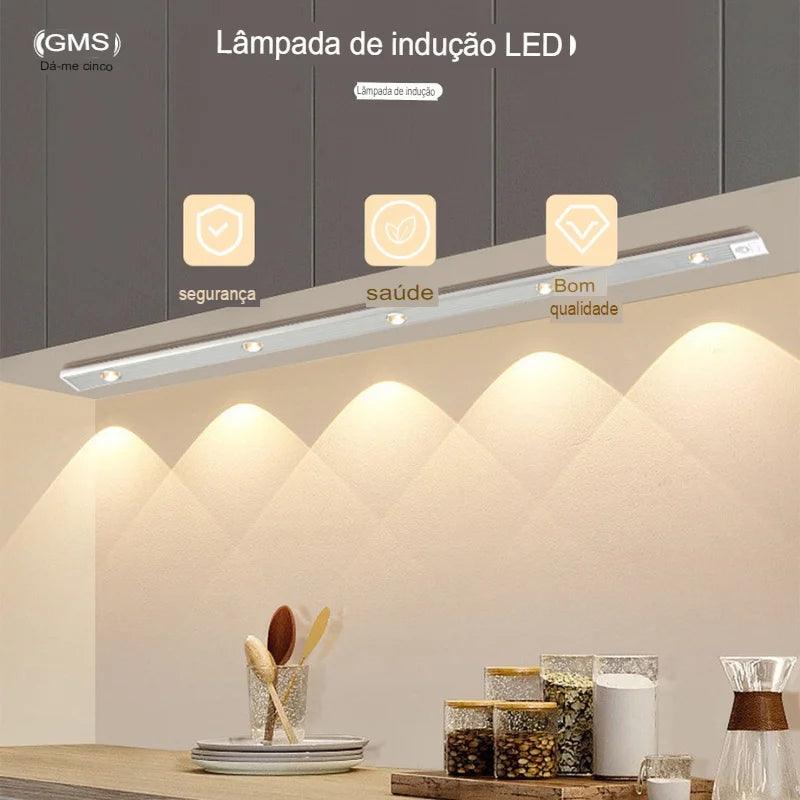 Luminária de Led Magnética com Sensor de Movimento - ForhouseS