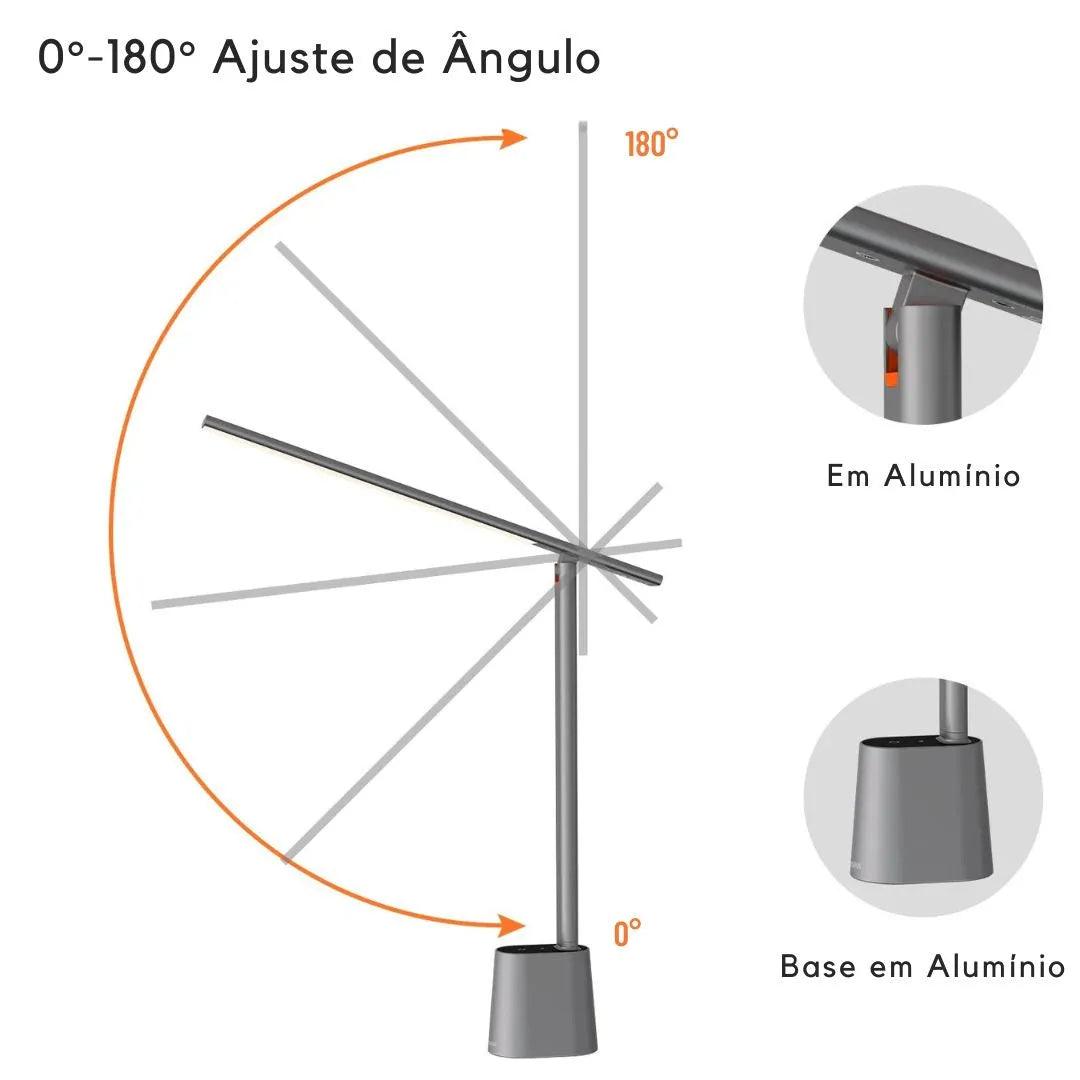 Luminária de Mesa Inteligente Baseus Ajuste de Luz Automática - ForhouseS