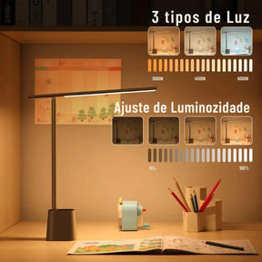 Luminária de Mesa Inteligente Baseus Ajuste de Luz Automática - ForhouseS