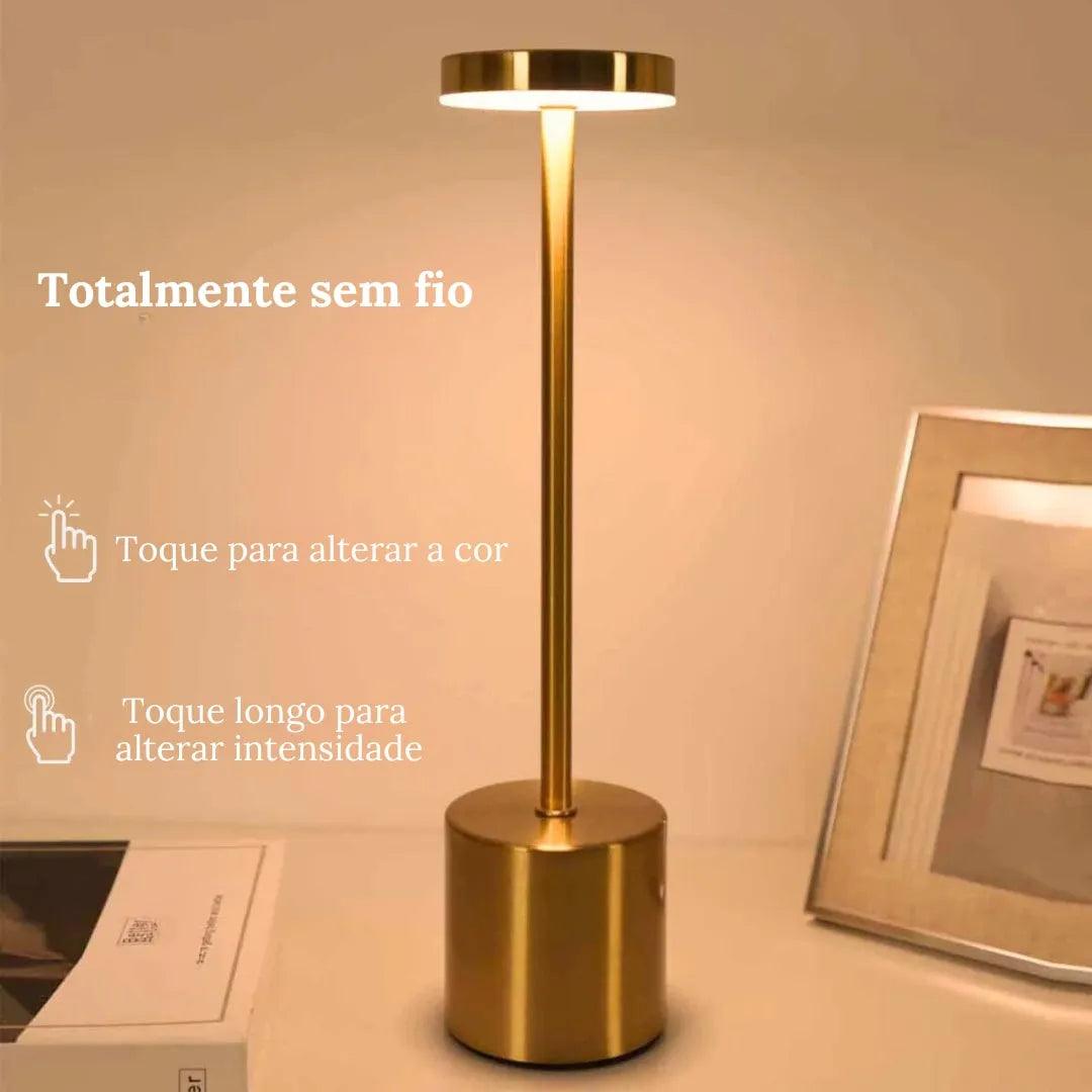 Luminária de Mesa sem Fio - ForhouseS