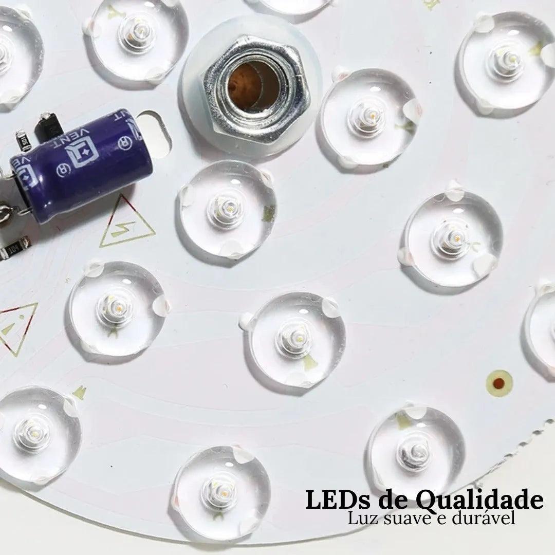 Luminária de Teto Plafon Redondo Led Estilo Nórdico - ForhouseS