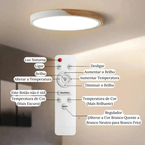 Luminária de Teto Plafon Redondo LED - ForhouseS