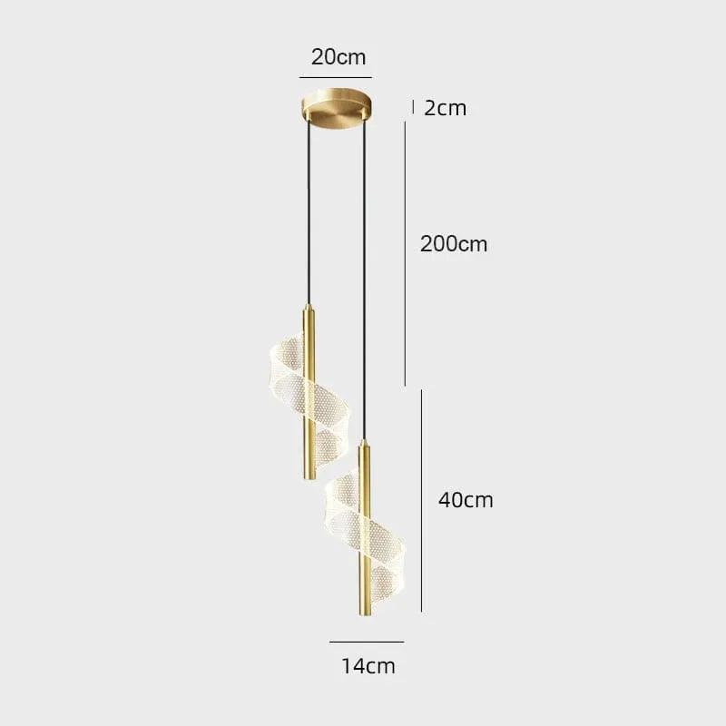 Luminária Pendente luminação interior Led Nordico - ForhouseS