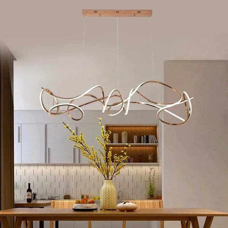 Lustre Moderno Pendente Para Sala De Jantar - ForhouseS