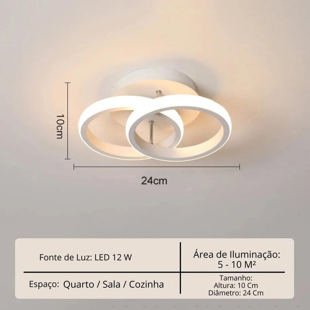 Lustre Para Sala Moderno em LED - ForhouseS