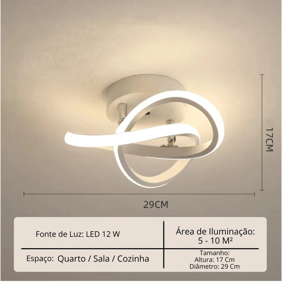 Lustre Para Sala Moderno em LED - ForhouseS