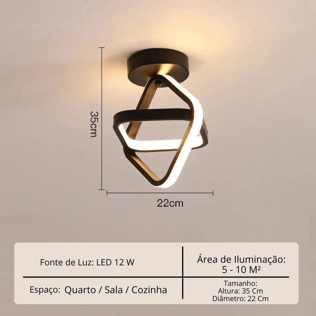 Lustre Para Sala Moderno em LED - ForhouseS