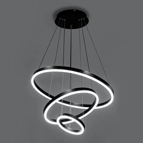 Lustre Pendente Circular Triplo em LED - ForhouseS