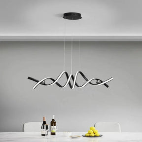 Lustre Pendente de Linear Ondas Minimalista - ForhouseS