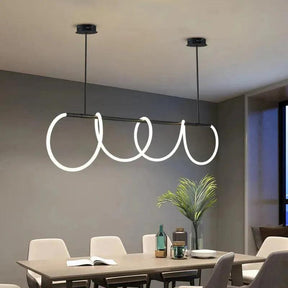 Lustre Pendente Led Moderno Para Sala - ForhouseS