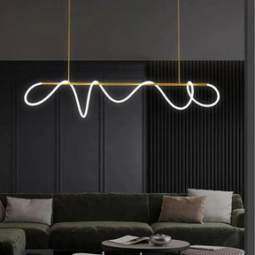 Lustre Pendente Led Moderno Para Sala - ForhouseS