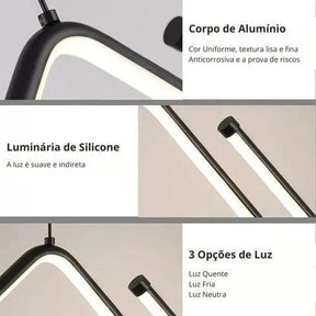 Lustre Pendente Moderno - Minimalista Premium - ForhouseS