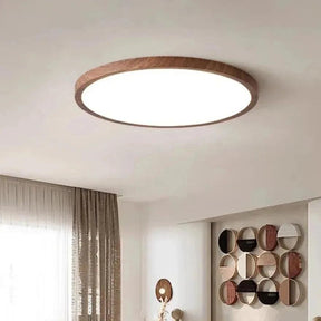 Plafon Led Sobrepor Redondo Wooden - ForhouseS