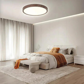 Plafon Led Sobrepor Redondo Wooden - ForhouseS