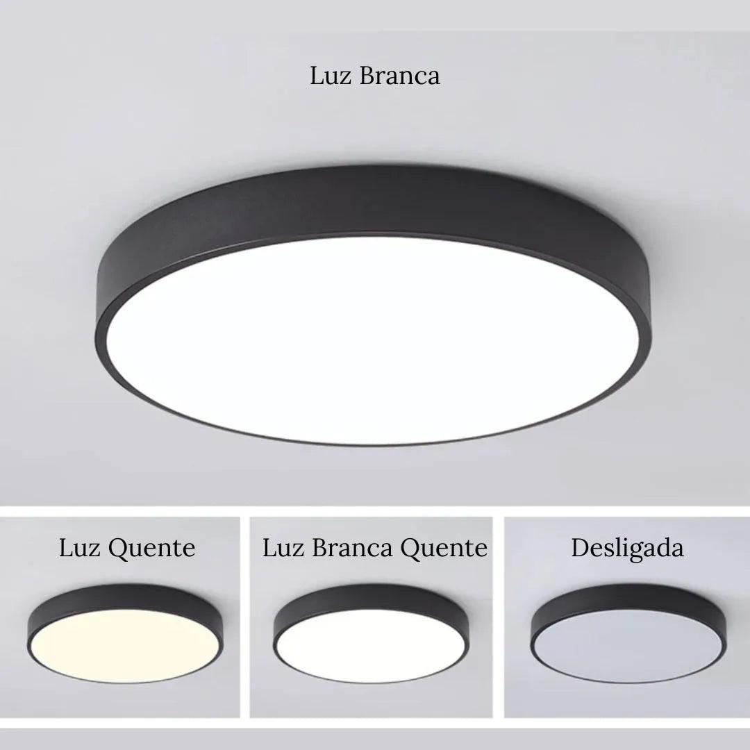 Plafon Sobrepor Led Nórdico Royale - ForhouseS