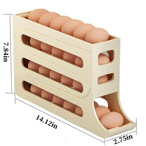 Porta Ovos para Geladeira com Rolamento Automático - ForhouseS