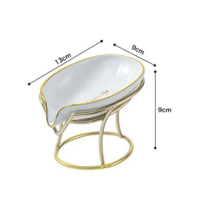 Saboneteira de Luxo de Aço Inoxidável e Acrílico - ForhouseS