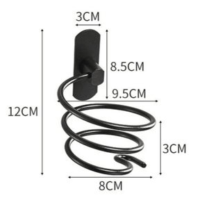 Suporte de Parede em Espiral para Secador de Cabelo para Banheiro - ForhouseS