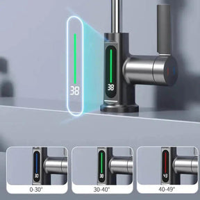 Torneira Gourmet Digital Com Sensor De Temperatura - ForhouseS